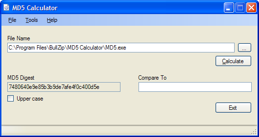 Md5 calculator