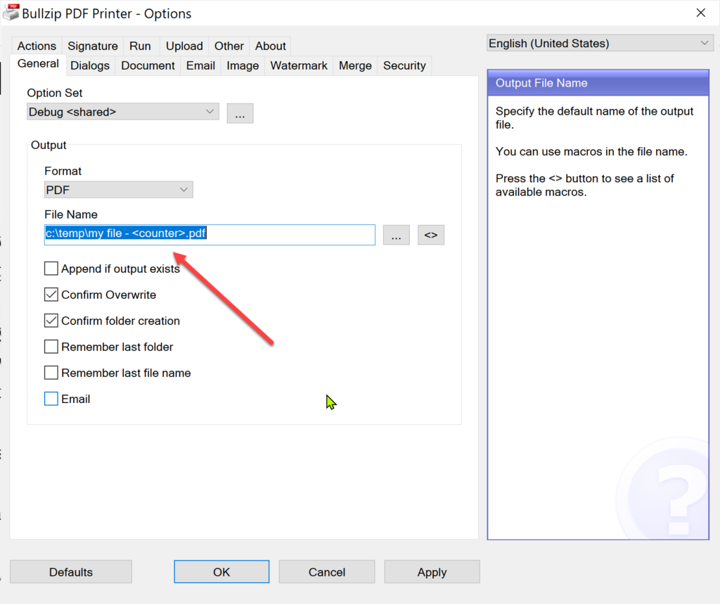 Add a counter or GUID to the PDF name – Knowledge Base