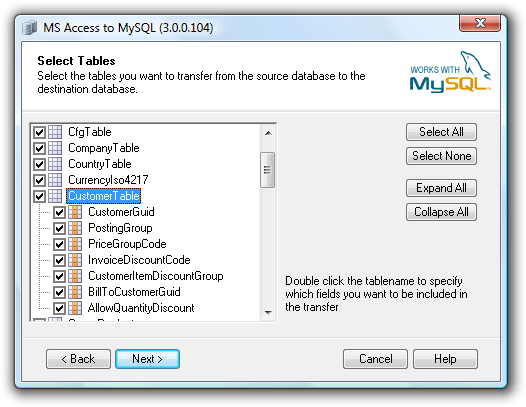 Access To Mysql